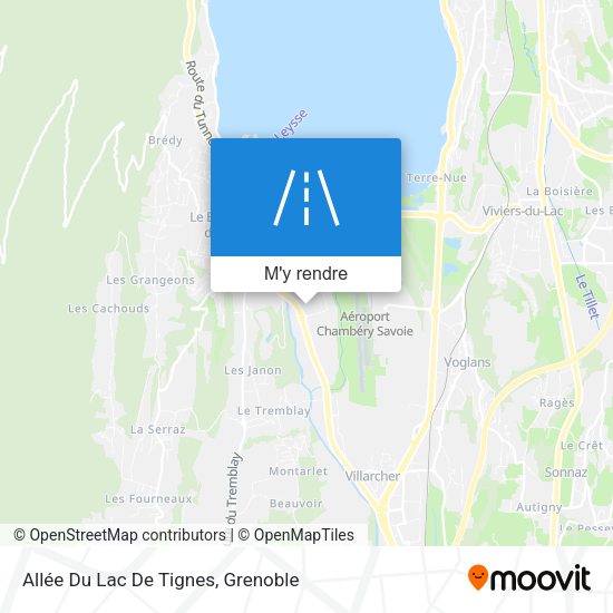 Allée Du Lac De Tignes plan