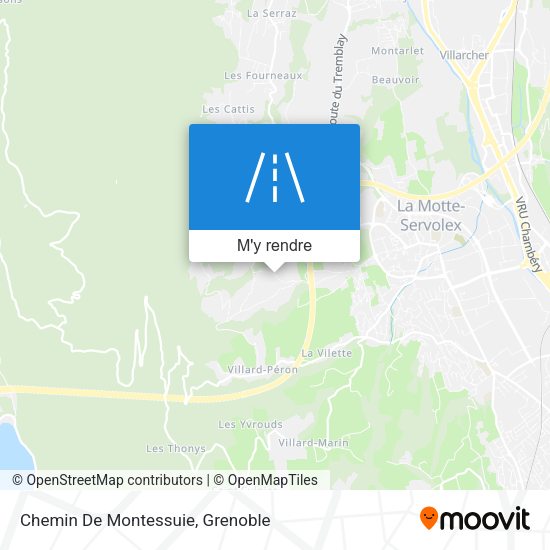 Chemin De Montessuie plan