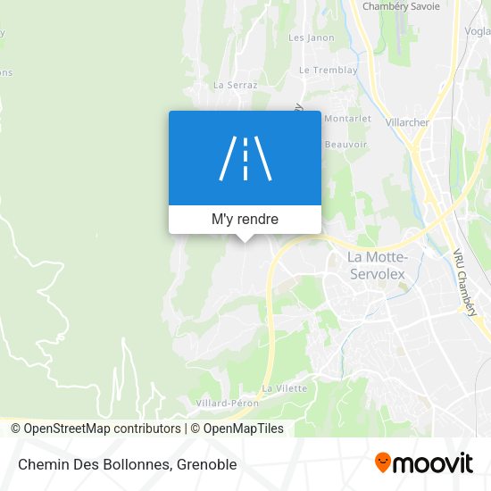 Chemin Des Bollonnes plan
