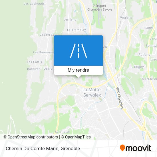 Chemin Du Comte Marin plan