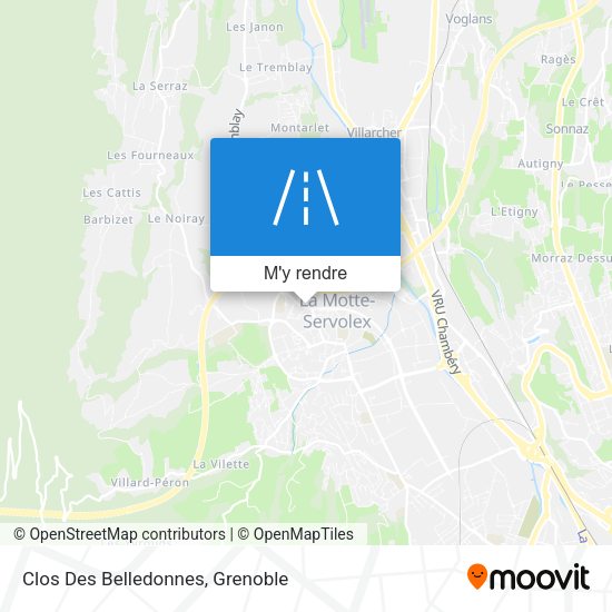 Clos Des Belledonnes plan