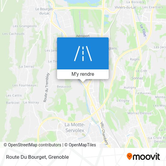 Route Du Bourget plan