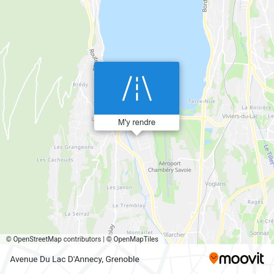 Avenue Du Lac D'Annecy plan