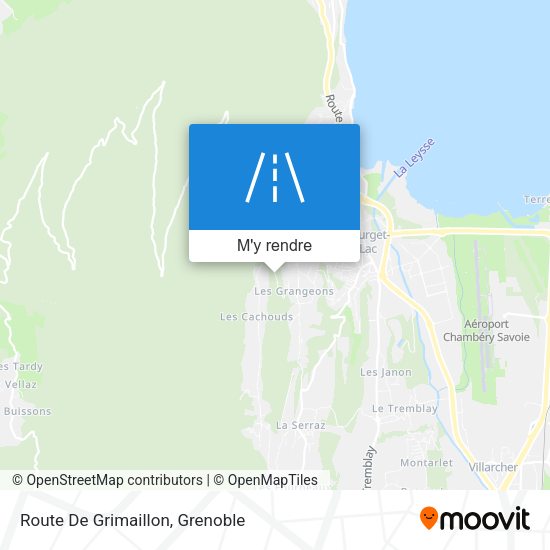 Route De Grimaillon plan