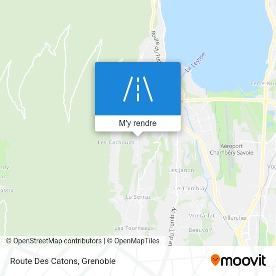Route Des Catons plan