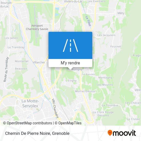 Chemin De Pierre Noire plan