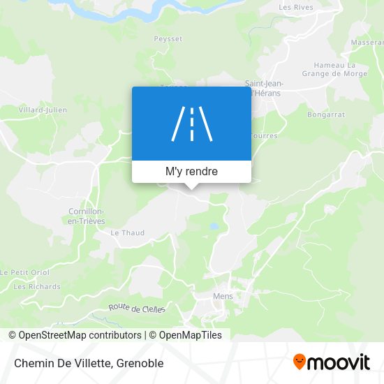 Chemin De Villette plan