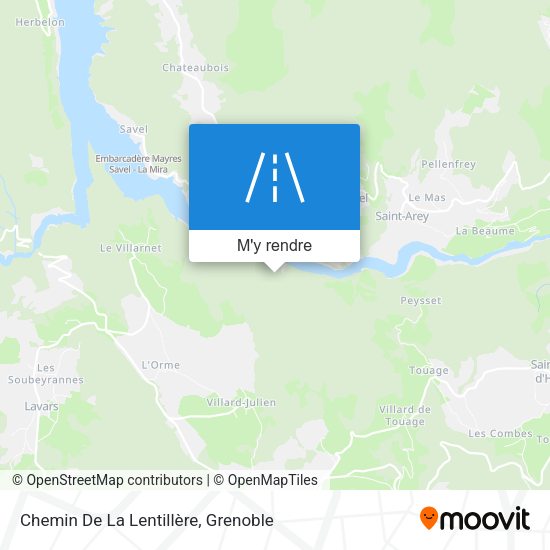 Chemin De La Lentillère plan