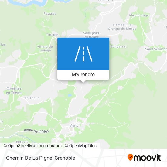 Chemin De La Pigne plan