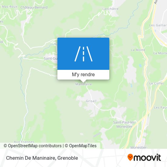 Chemin De Maninaire plan