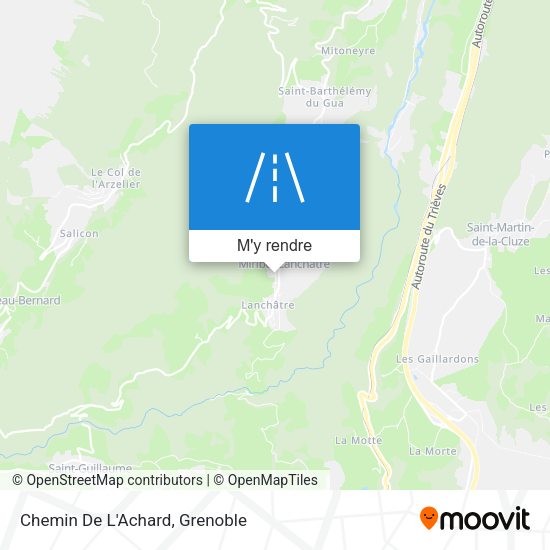 Chemin De L'Achard plan