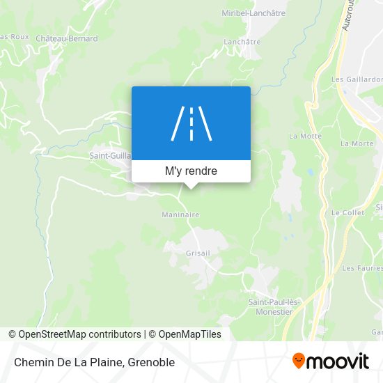 Chemin De La Plaine plan