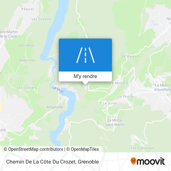 Chemin De La Côte Du Crozet plan