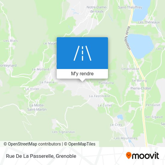 Rue De La Passerelle plan