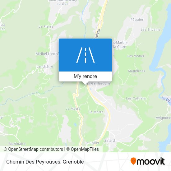 Chemin Des Peyrouses plan