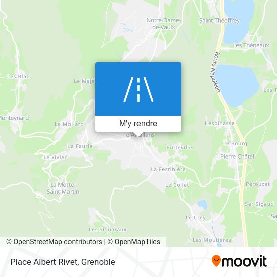 Place Albert Rivet plan