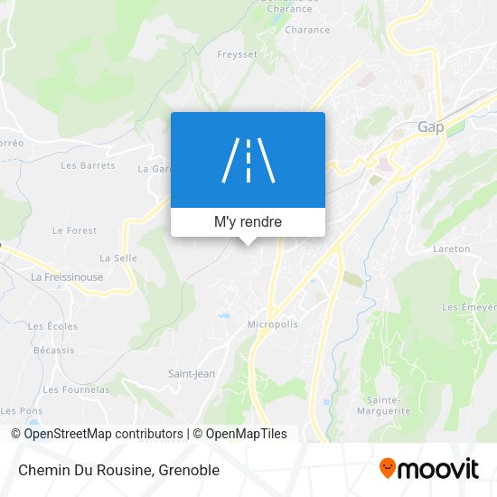 Chemin Du Rousine plan