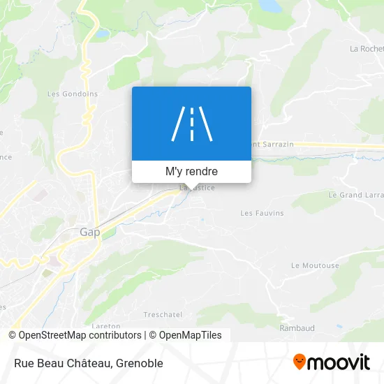 Rue Beau Château plan