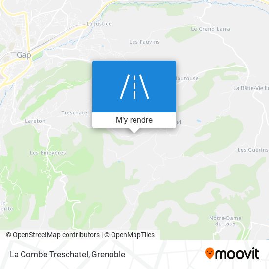 La Combe Treschatel plan