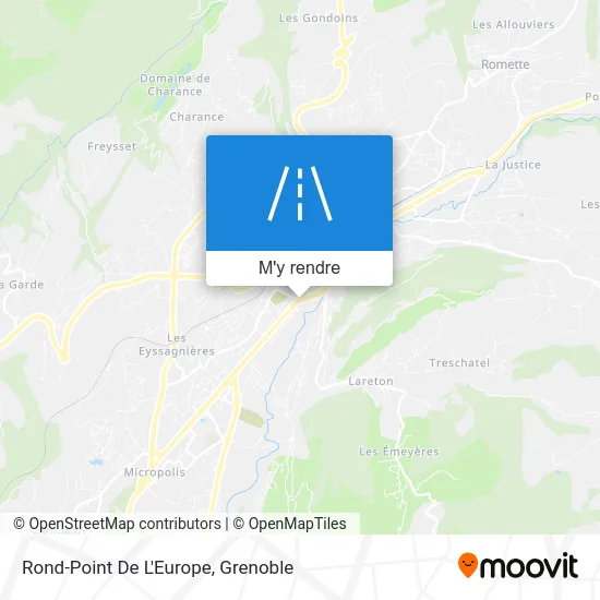 Rond-Point De L'Europe plan