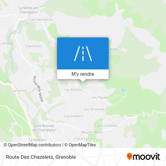Route Des Chazelets plan