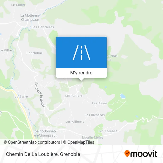 Chemin De La Loubière plan