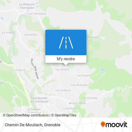 Chemin De Mouliach plan