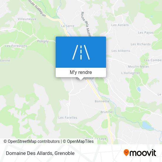 Domaine Des Allards plan