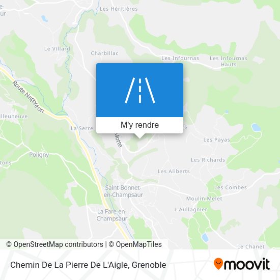 Chemin De La Pierre De L'Aigle plan