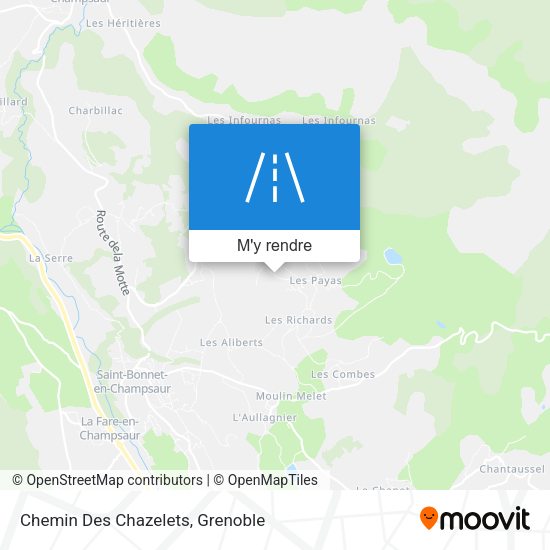 Chemin Des Chazelets plan