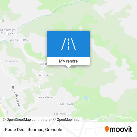 Route Des Infournas plan