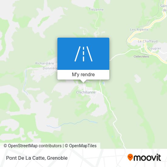Pont De La Catte plan