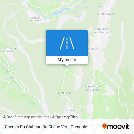 Chemin Du Château Du Chêne Vert plan