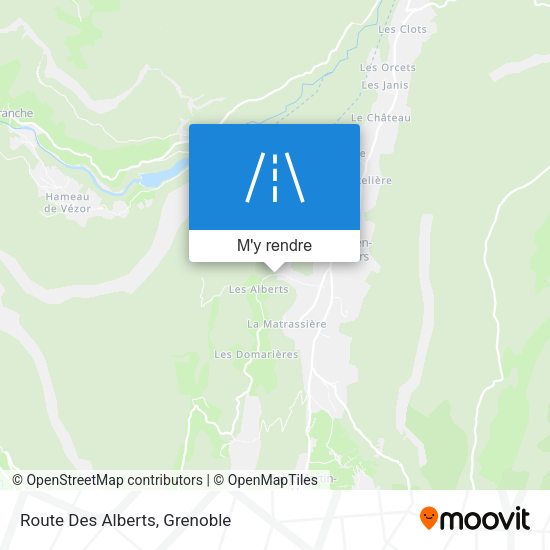 Route Des Alberts plan