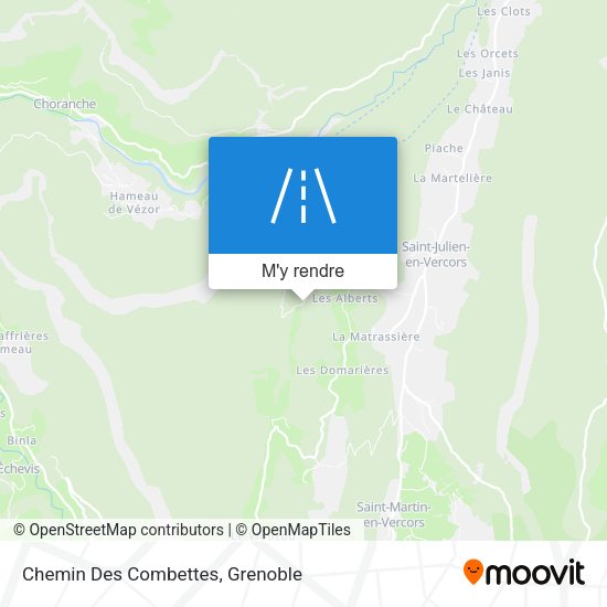 Chemin Des Combettes plan