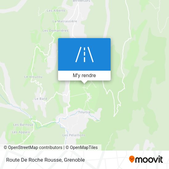 Route De Roche Rousse plan