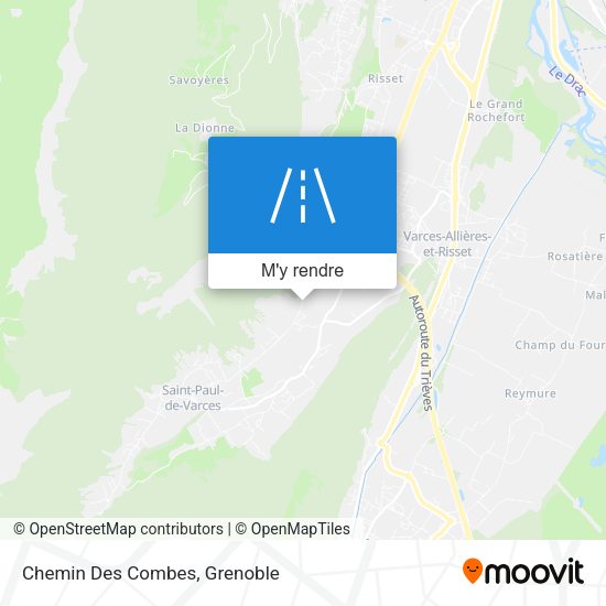 Chemin Des Combes plan