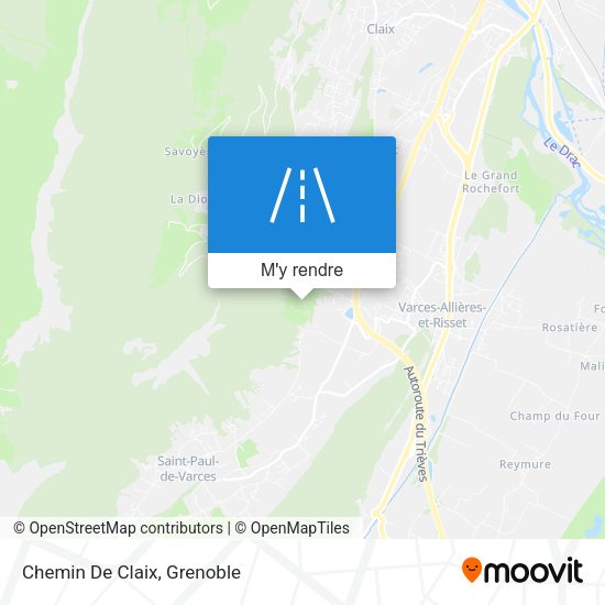 Chemin De Claix plan