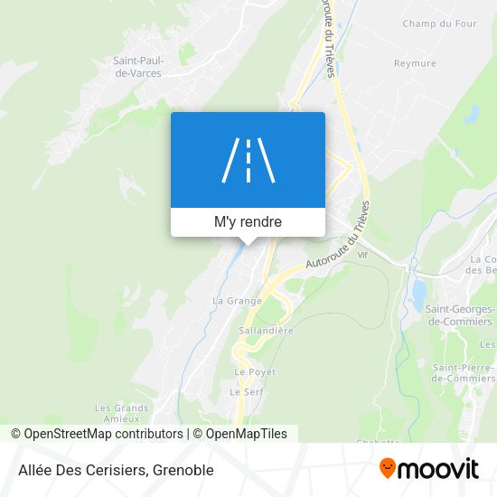 Allée Des Cerisiers plan