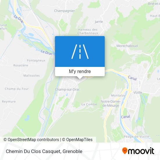 Chemin Du Clos Casquet plan
