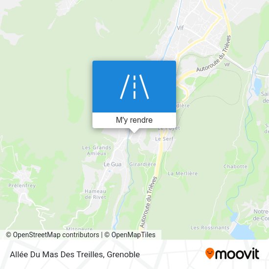 Allée Du Mas Des Treilles plan
