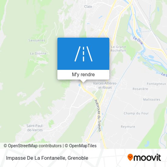 Impasse De La Fontanelle plan