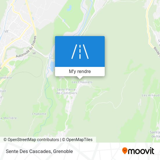 Sente Des Cascades plan