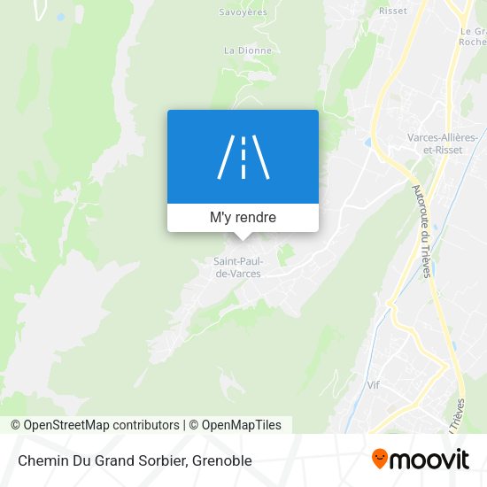 Chemin Du Grand Sorbier plan