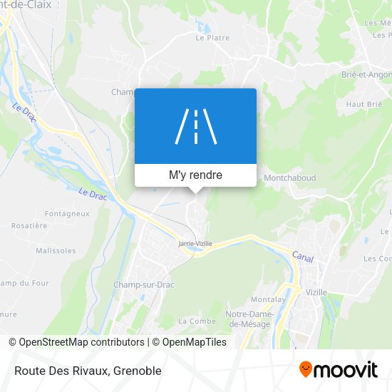 Route Des Rivaux plan