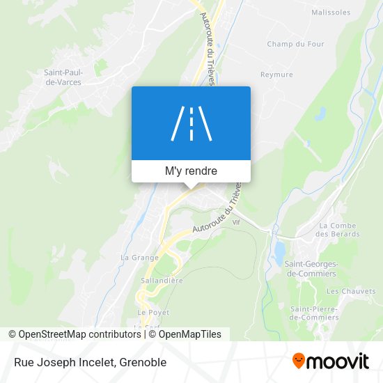 Rue Joseph Incelet plan