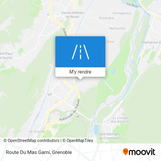 Route Du Mas Garni plan