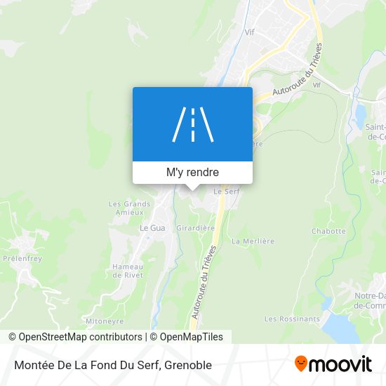 Montée De La Fond Du Serf plan