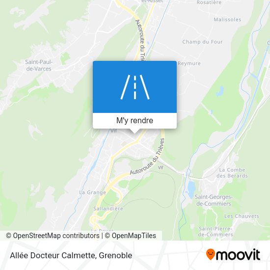 Allée Docteur Calmette plan