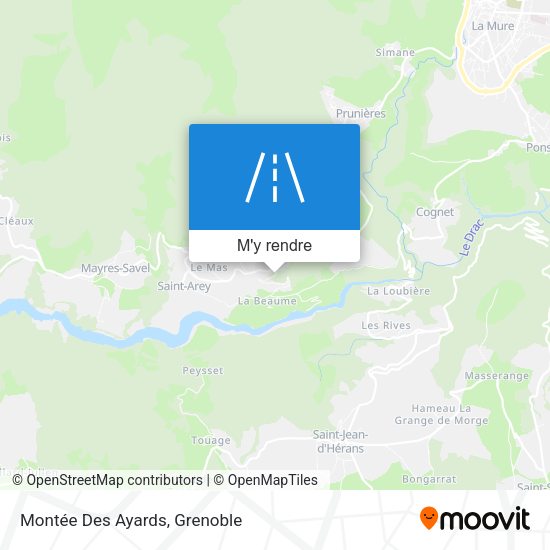 Montée Des Ayards plan